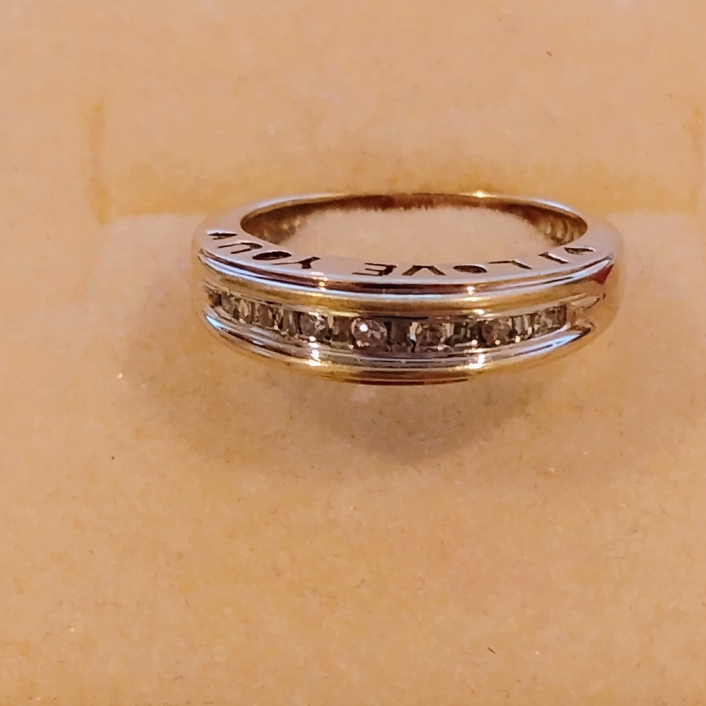 14K Yellow Gold & Diamond Ring